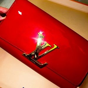 Louis Vuitton patent leather clutch